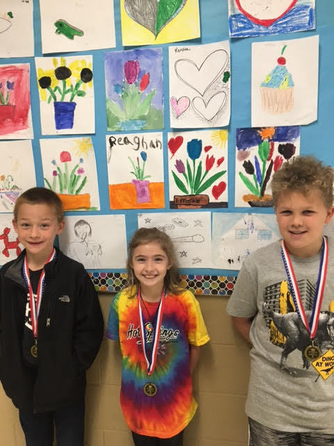 3rd grade Students of the Month