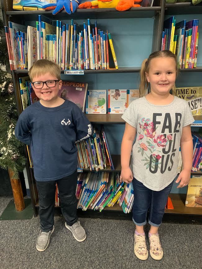 First grade Students of the Month