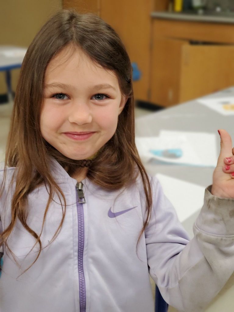 girl smiling