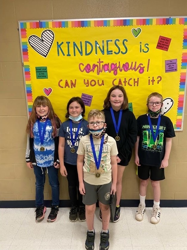 5th grade students of the month