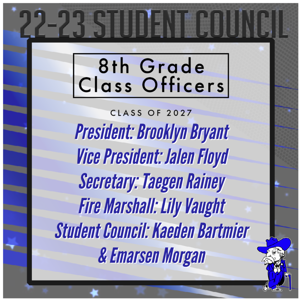 8th grade class officers