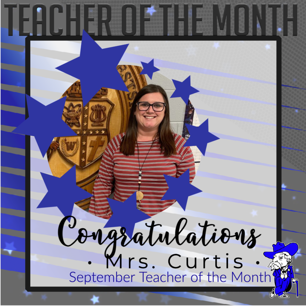 Certified staff member of the month for September - BreAnne Curtis