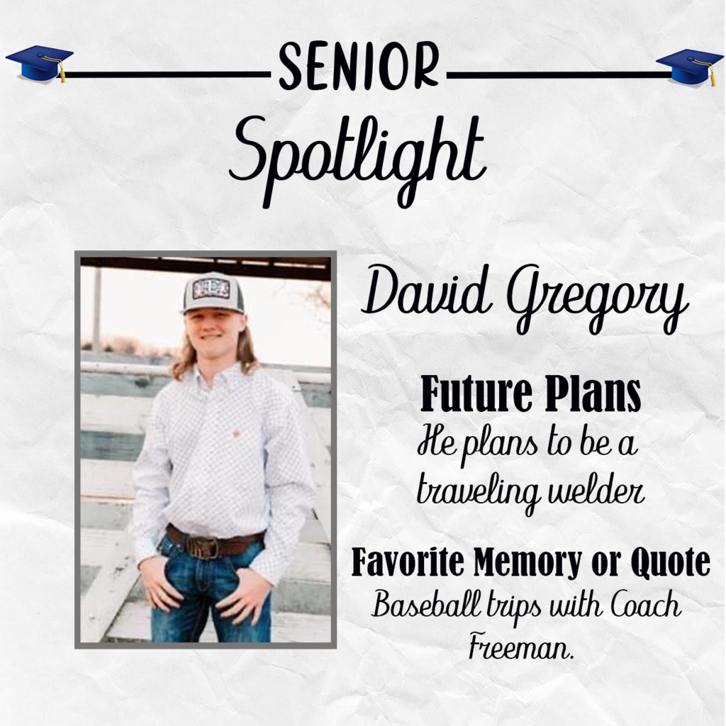 David Gregory Senior Spotlight