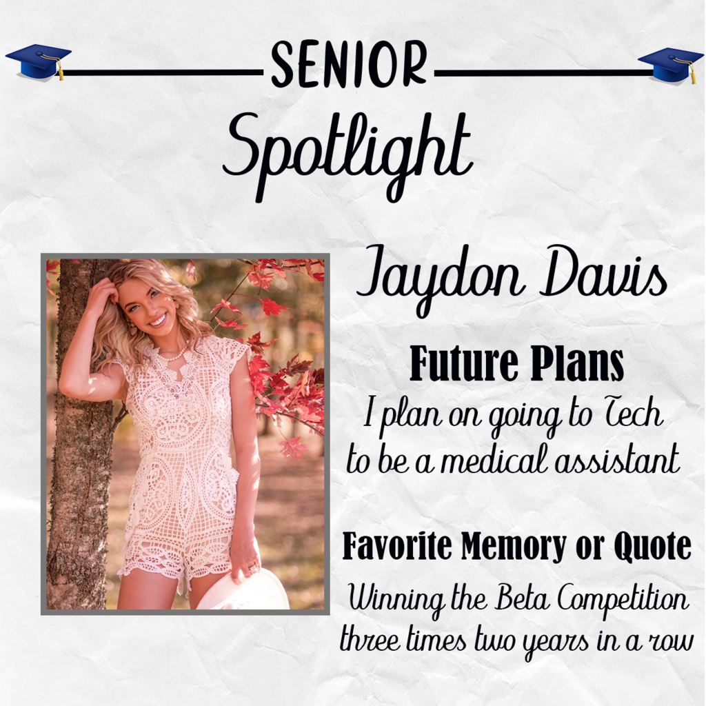 Jaydon Davis Senior Spotlight