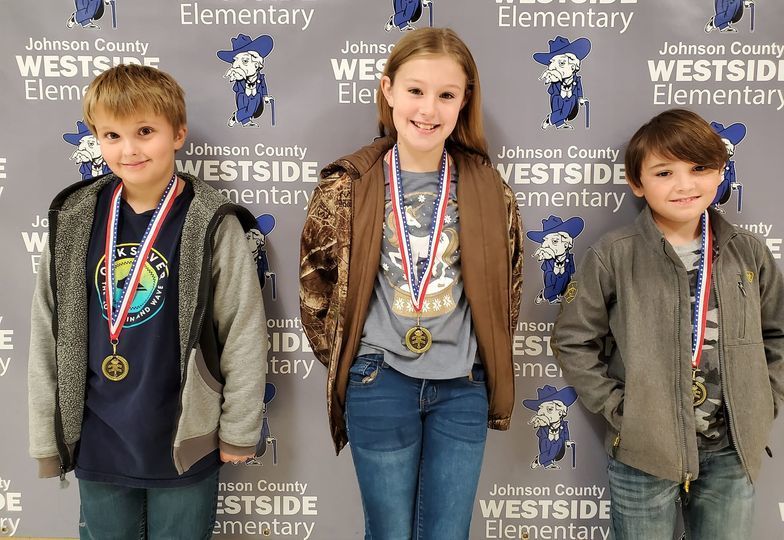 4th Grade November Students Of The Month- Jace McKnight Kaydence Johnson Everett Porter