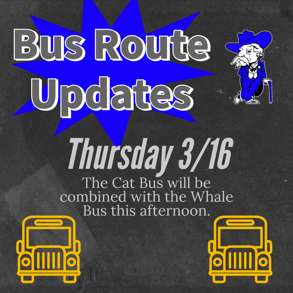 Bus route update 3/16