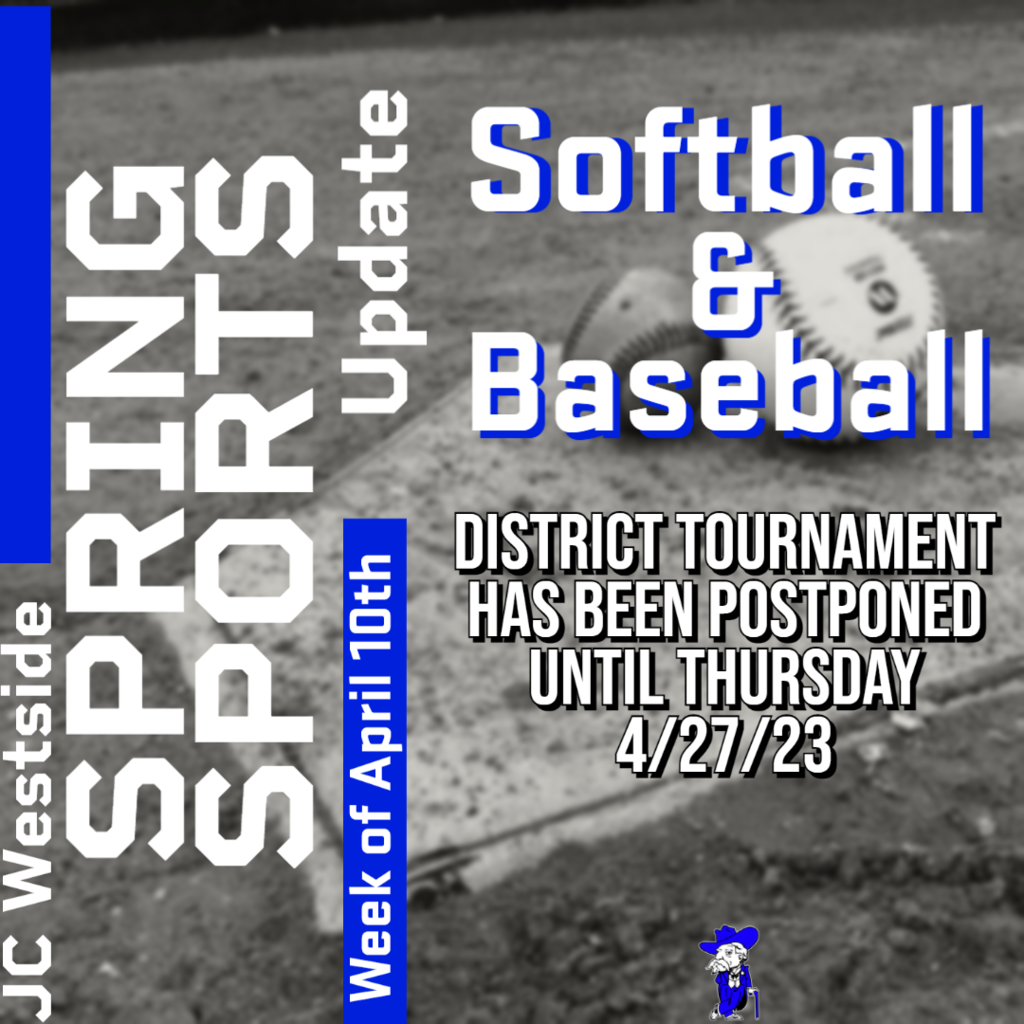 Baseball and Softball Tournament Postponed
